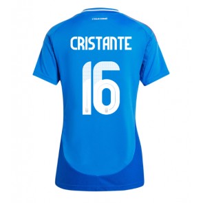 Billiga Italien Bryan Cristante #16 Hemmatröja Dam EM 2024 Kortärmad